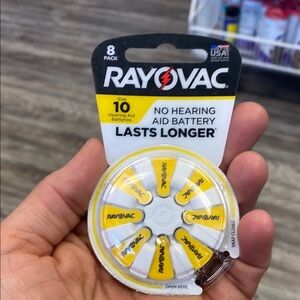Rayovac Hearing Aid Batteries Size 10